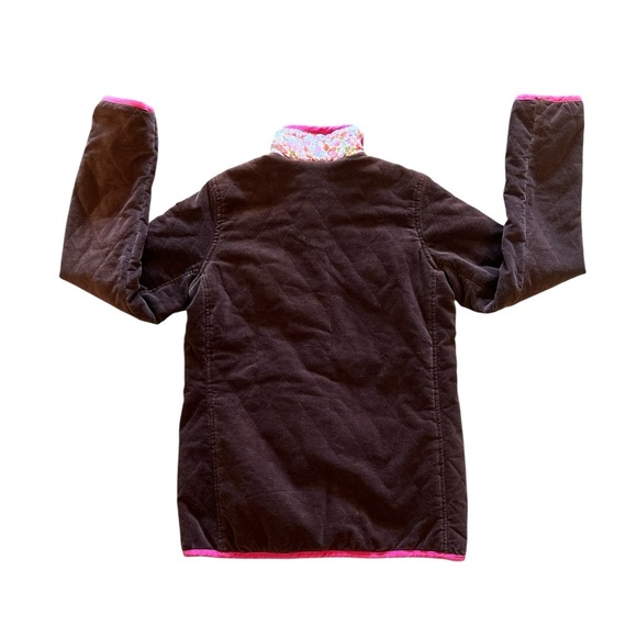 Lilly Pulitzer Vintage/White Label Girl’s Charlie Coat Chocolate Brown Size 12 - Picture 2 of 12